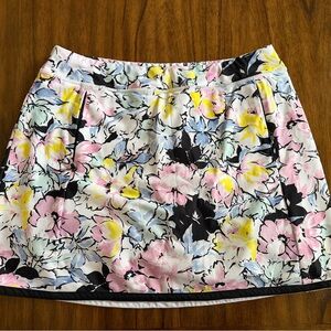 RLX Ralph Lauren Golf Floral Mini Skirt - Pink, Yellow, Blue, Black